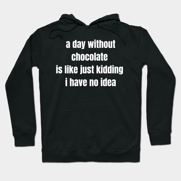 chocolate lover Hoodie by debageur